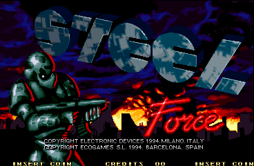 Steel Force Title Screen